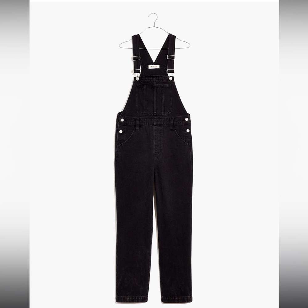 Madewell Straight-Leg Overalls in Lunar Wash MA793